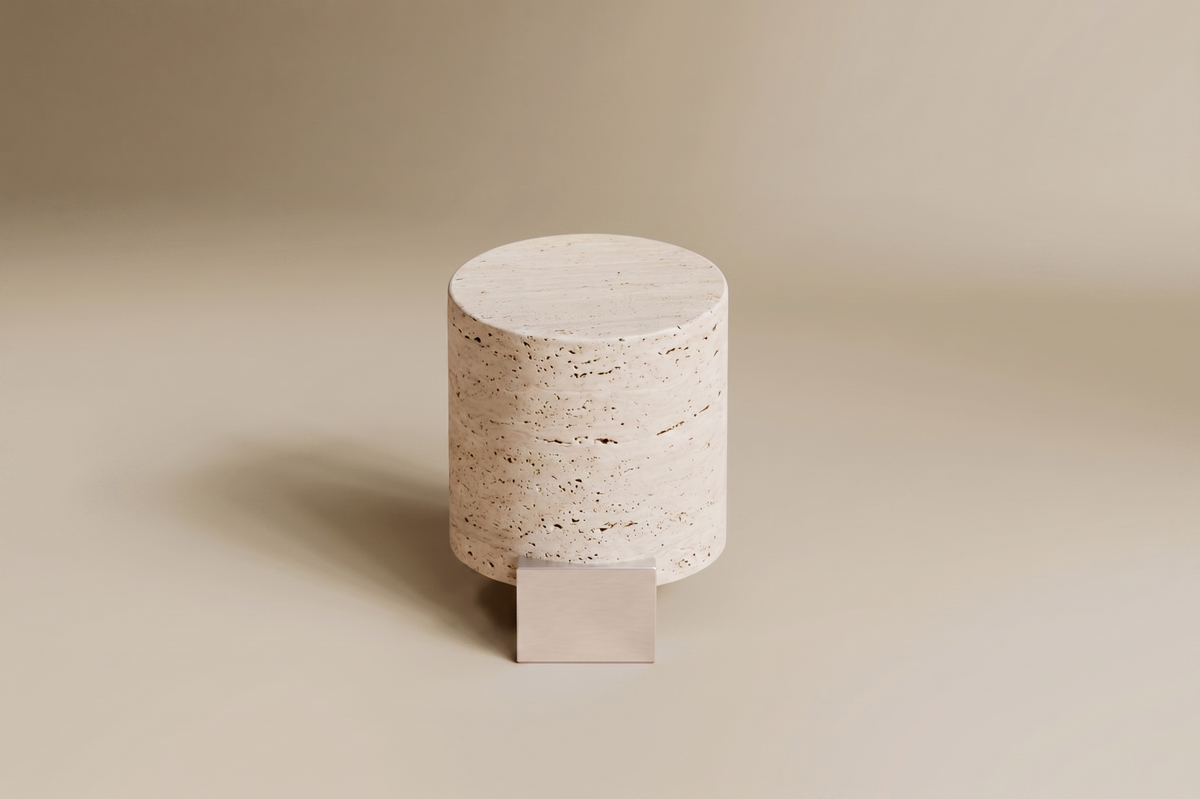 On The Rocks Side Table styled in an interior by Maison Burgos