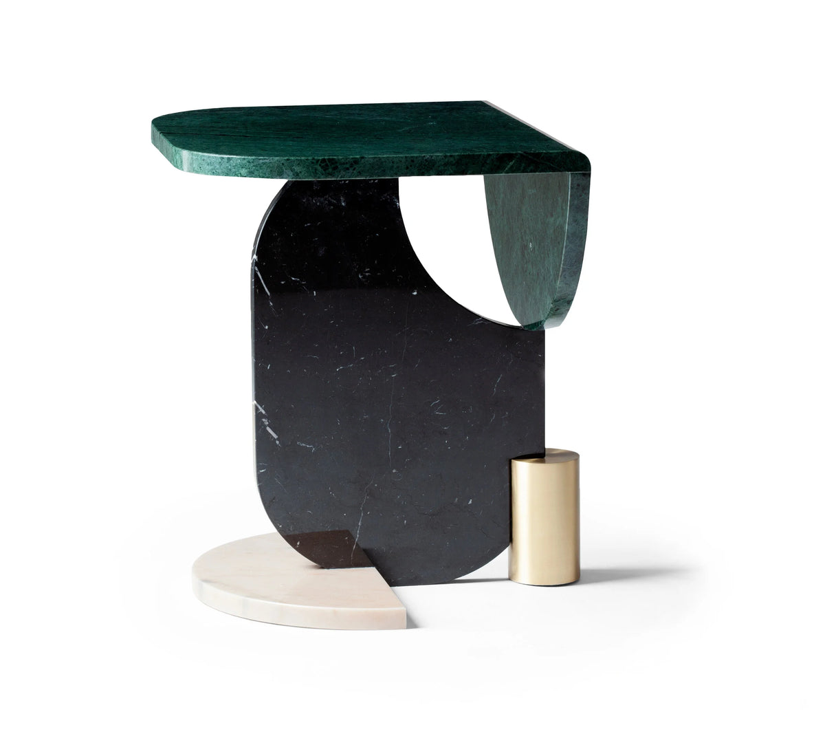 Playing Games Side Table, side view
