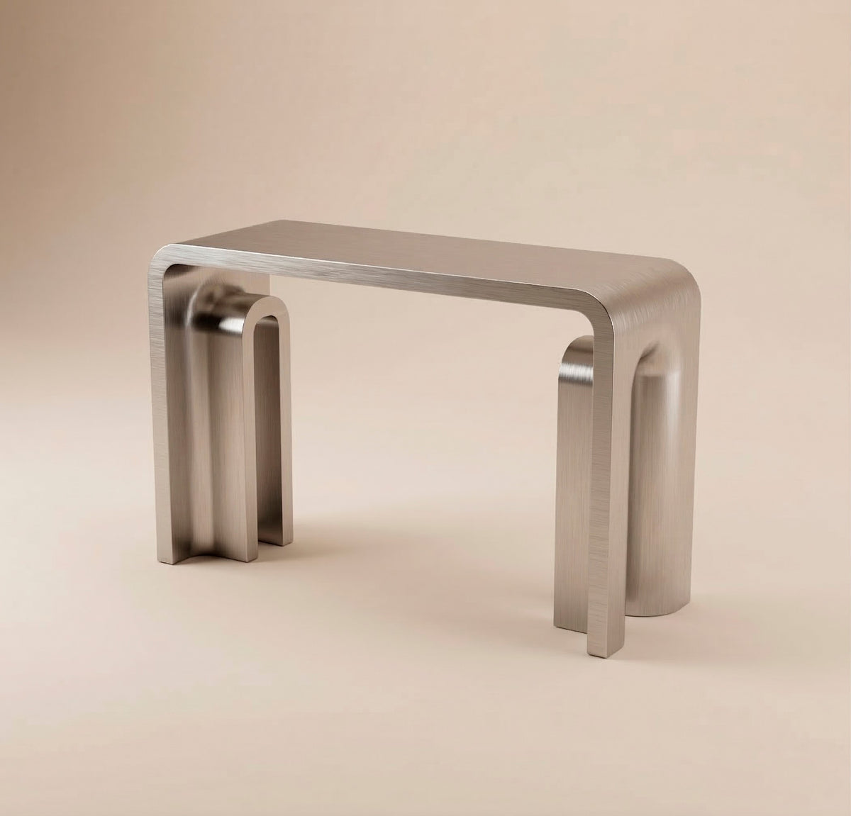 Plié Console styled in a hallway by Maison Burgos