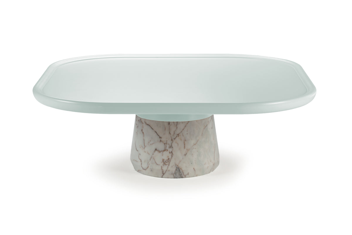 Poppy Coffee Table with jade lacquered top by Maison Burgos