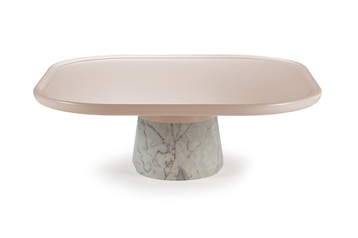 Poppy center table marble styled