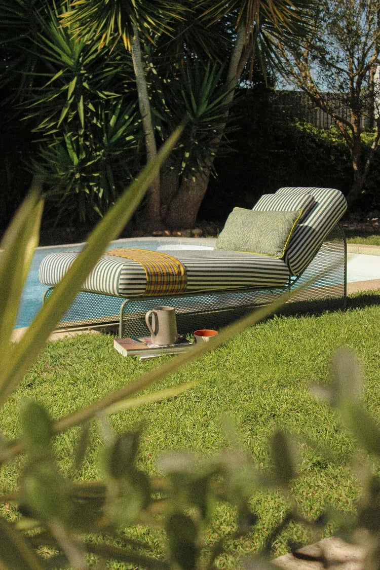 Riviera Daybed, in a styled room