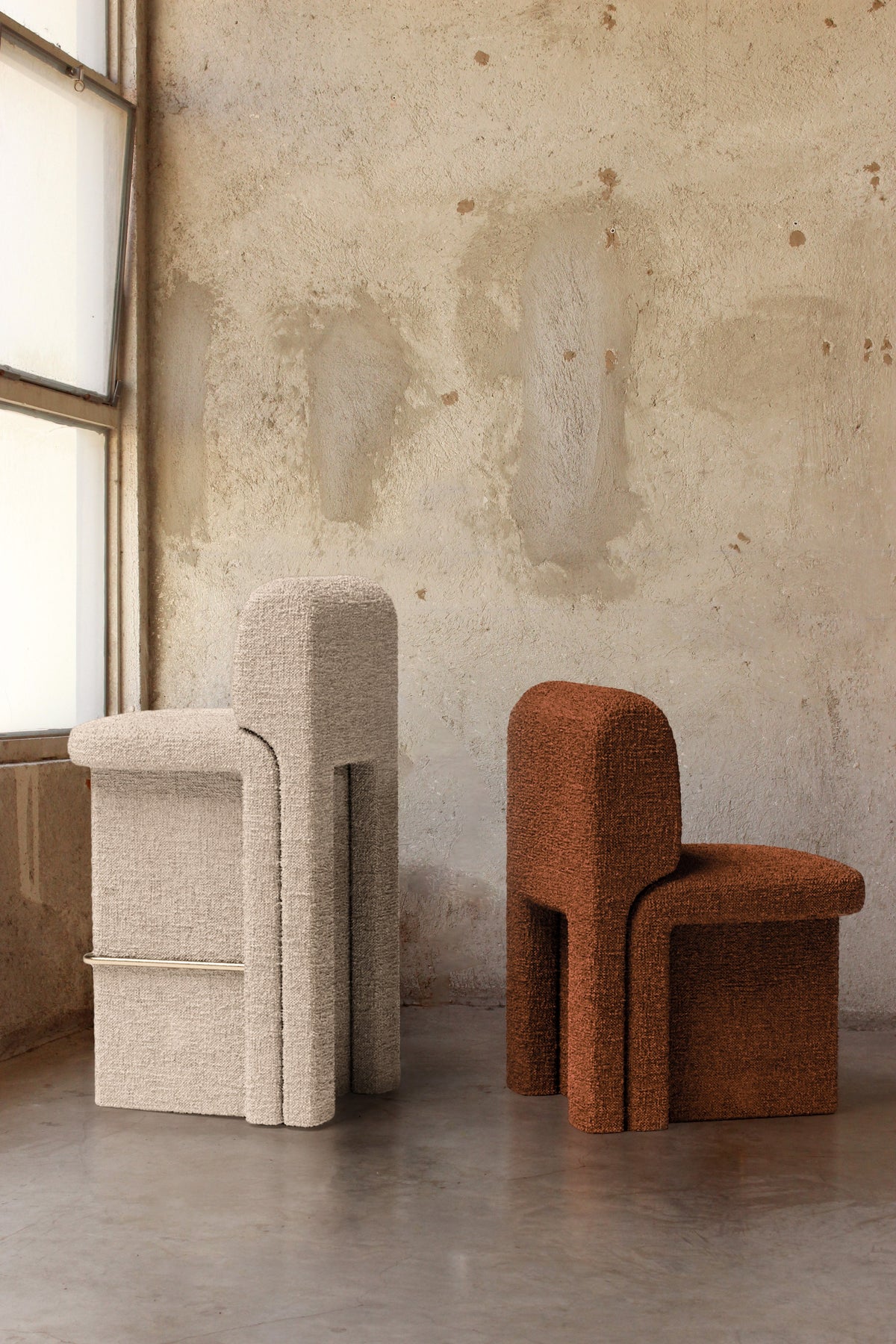 Slide Bar and Counter Chair with Slide Chair in an interior by Maison Burgos