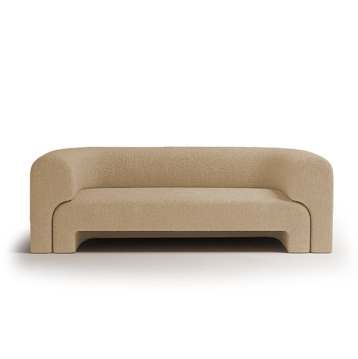 Slide Sofa in beige fabric by Maison Burgos