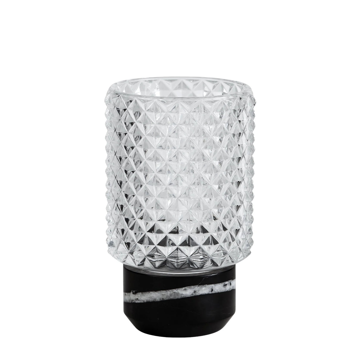 Sons of Marble Candle holder hurricane decorative object in Clear
