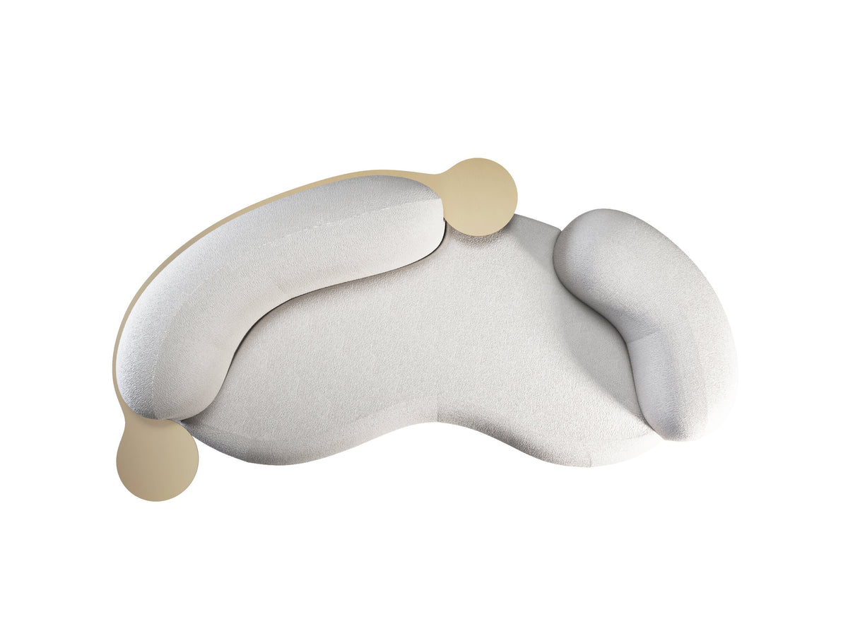 Tateyama Curved Sofa, top view