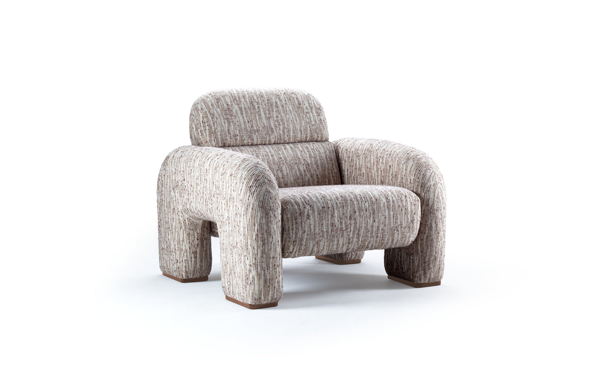 Vertigo Armchair three-quarter view by Maison Burgos