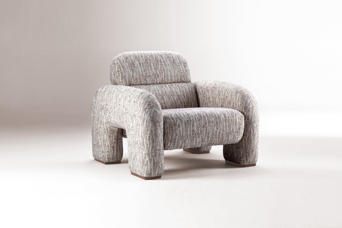 Vertigo Armchair angled view by Maison Burgos