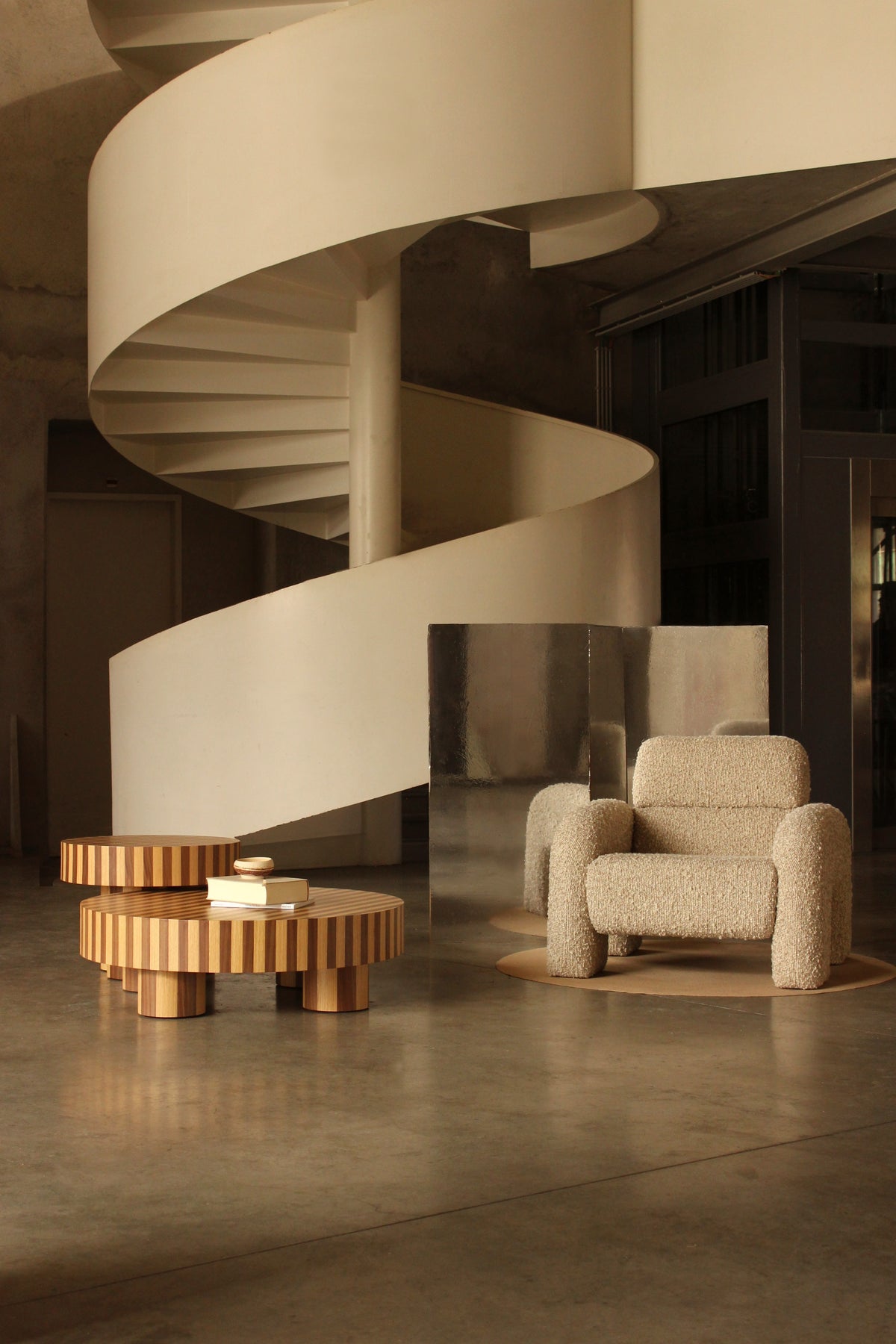 Vertigo Armchair styled in an interior by Maison Burgos