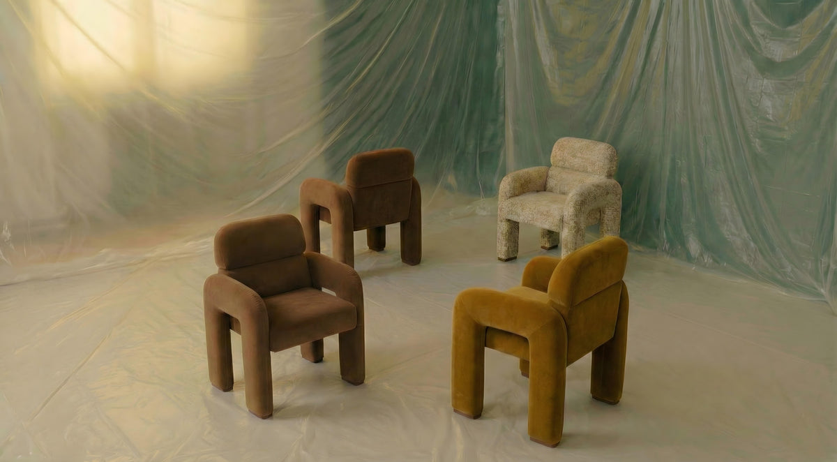 Vertigo Dining Chair three-quarter view by Maison Burgos